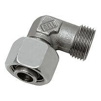 adapter 90° GZ/GW 1/4" Nerez